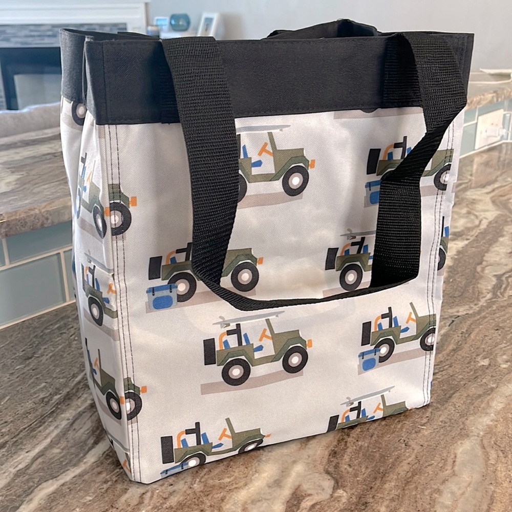 Thirty One Off Roadin’ Jeep Print Tote- New